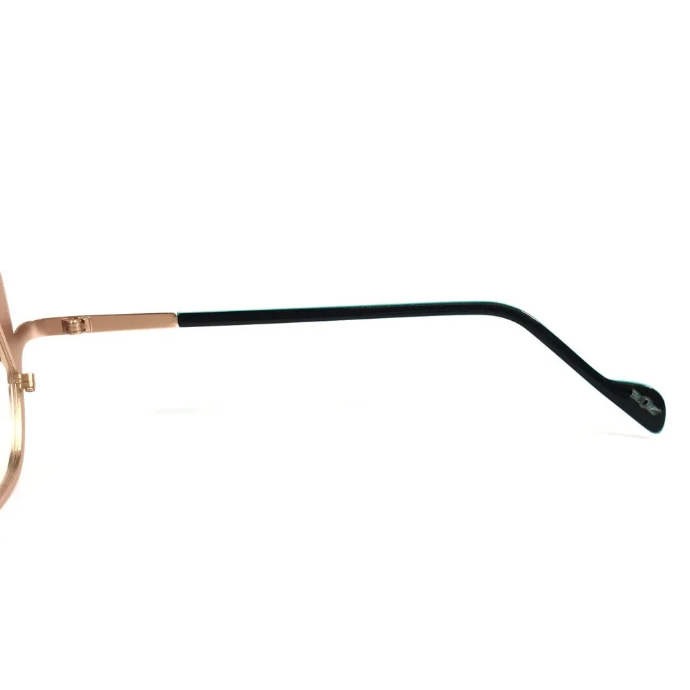 BOZ Eyeglasses Frames JANET 5000 Pink Gold Black Cat Eye 48-19-140